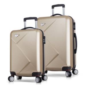 MYVALICE set kofera Zoozie Bags Diamond zlatni 2kom 6868