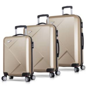 MYVALICE set kofera Zoozie Bags Diamond zlatni 3kom 6790