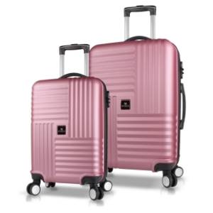 MYVALICE set kofera Zoozie Bags roze 2kom 8210