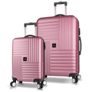 MYVALICE set kofera Zoozie Bags roze 2kom 8319
