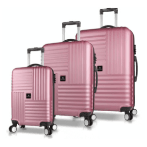 MYVALICE set kofera Zoozie Bags roze 3kom 8111