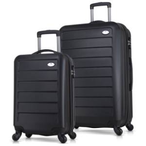 MYVALICE set kofera Zoozie Bags Ruby crni 2kom 8091