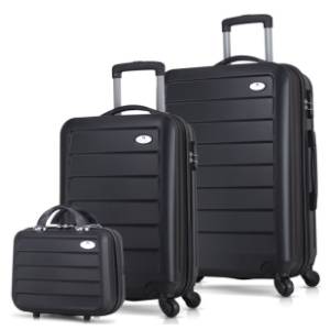 MYVALICE set kofera Zoozie Bags Ruby crni 3kom 1680