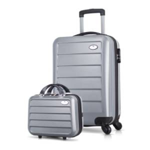 MYVALICE set kofera Zoozie Bags Ruby sivi 2kom 4858