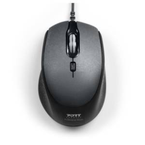 PORT DESIGNS miš Office Pro Silent crni