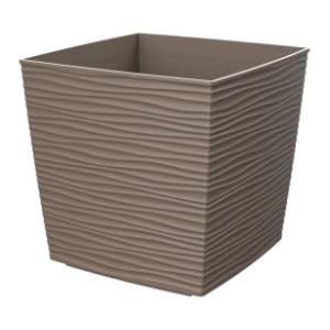 Saksija GARDINO Finesa 20x20x17,3cm krem