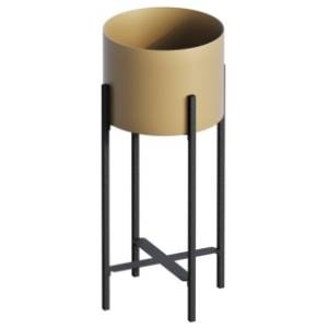 Saksija WALLXPERT Decorative pot 23x48cm zlatna