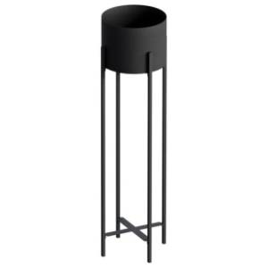 Saksija WALLXPERT Decorative pot 23x78cm crna