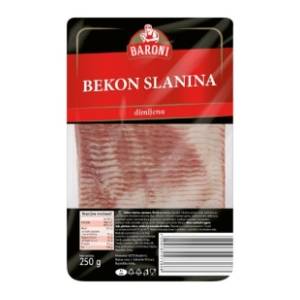 Slanina BARONI bekon narezak 250g