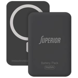 SUPERIOR MagSafe 5000mAh crni power bank