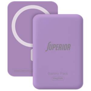SUPERIOR MagSafe 5000mAh ljubičasti power bank