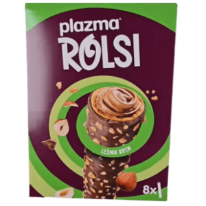 Vafl PLAZMA Rolsi lešnik 130g
