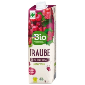 Voćni sok DM BIO mutni grožđe 1l