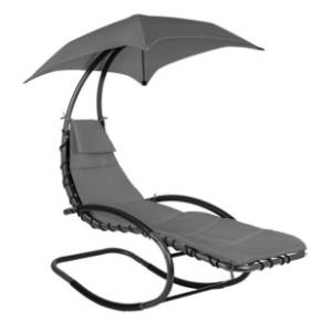 Baštenska ležaljka sa tendom MODERNHOME Hammock siva