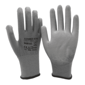 BOMBER baštenske rukavice light grey 10