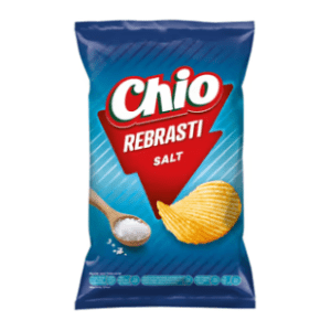 Čips CHIO rebrasti slani 80g
