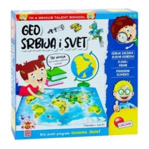 Društvena igra Mali genije Zanimljiva geografija LISCIANI