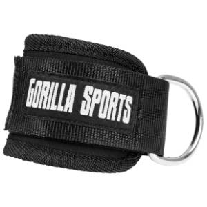GORILLA SPORTS crni kaiš za zglobove
