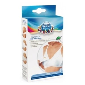 Grudnjak za dojilje classic CANPOL BABIES 75DD beli