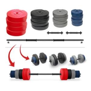 IRON SPORT 82kg set tegova 2+1 šipka
