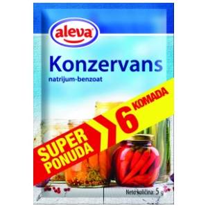 Konzervans ALEVA 6x5g