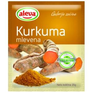 Kurkuma mlevena ALEVA 25g