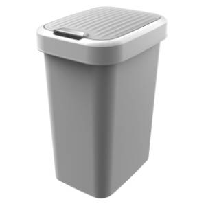 LINDO kanta za otpatke klatno svetlosiva 25l