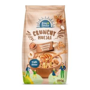 Musli RISE&SMILE Crunchy lešnik badem i med 350g