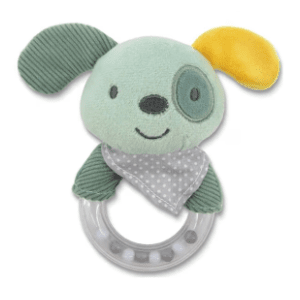 Plišana igračka zvečka za bebe ring dog  LORELLI BERTONI
