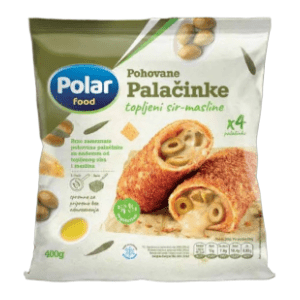 POLAR FOOD pohovane palačinke topljeni sir i masline 400g