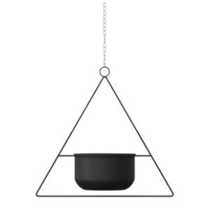 Saksija WALLXPERT Harpusta 35x40x17cm crna