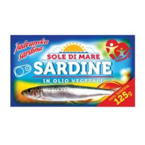 Sardina SOLE DI MARE u biljnom ulju 125g