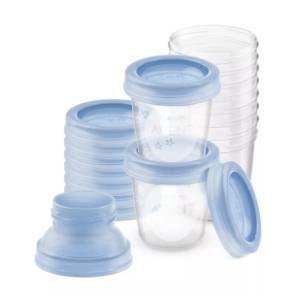 Šolje sa poklopcem i adapterom AVENT 180ml 10kom