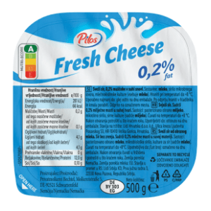 Sveži sir PILOS niskomasni 0%mm 500g