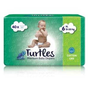 TURTLES pelene 6 40kom