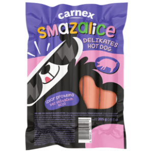 Viršla CARNEX delikates hot dog smazalice 205g