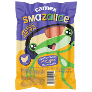 Viršle CARNEX smazalice pileći hot dog 205g