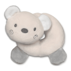 Zvečka za bebe donut bear LORELLI BERTONI bež