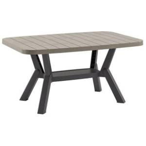 Baštenski sto HANAH HOME Silva anthracite mink