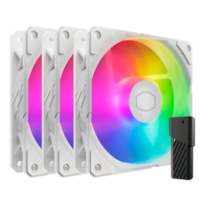 COOLER MASTER SickleFlow Edge 120 ARGB 3u1 White ventilator za PC