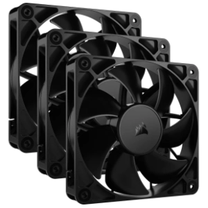 CORSAIR RS120 PWM triple pack crni ventilator za PC