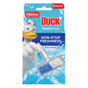 DUCK WC osveživač korpica fresh boost marine wave  32g