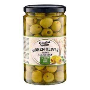 GARDEN GOOD zelene masline bez koštice 700g