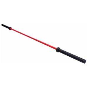 GORILLA SPORTS profesionalna olimpijska šipka 220 cm crveno crna