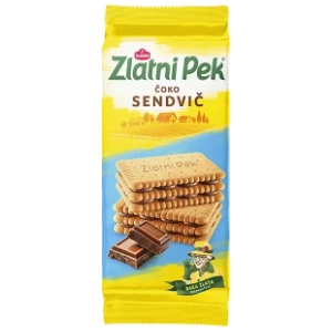 Keks ZLATNI PEK čoko sendvič  144g
