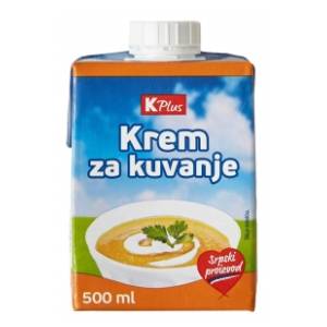 Krem za kuvanje K PLUS 500ml