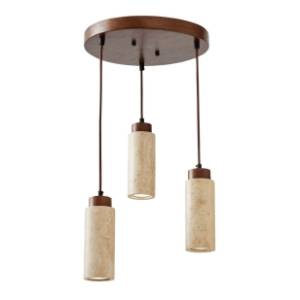 OPVIQ visilica 3x10W GU10 Babıl C Walnut