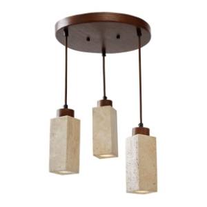 OPVIQ visilica 3x10W GU10 Mule C Walnut
