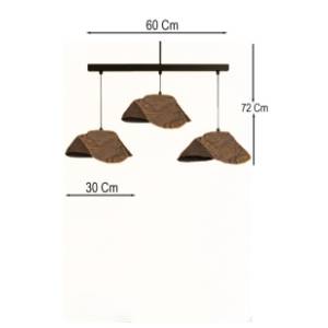 OPVIQ visilica 3x40W E27 BK190