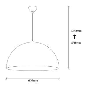 OPVIQ visilica 40W E27 Berceste 237 S